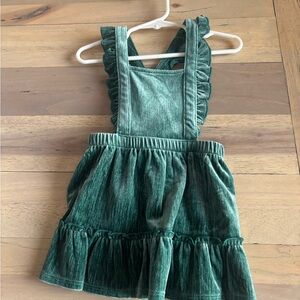 Green Ruffled dress